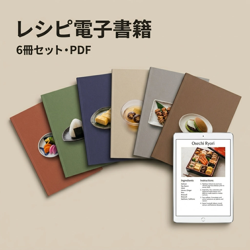 レシピ電子書籍 6冊セット — ダウンロード版