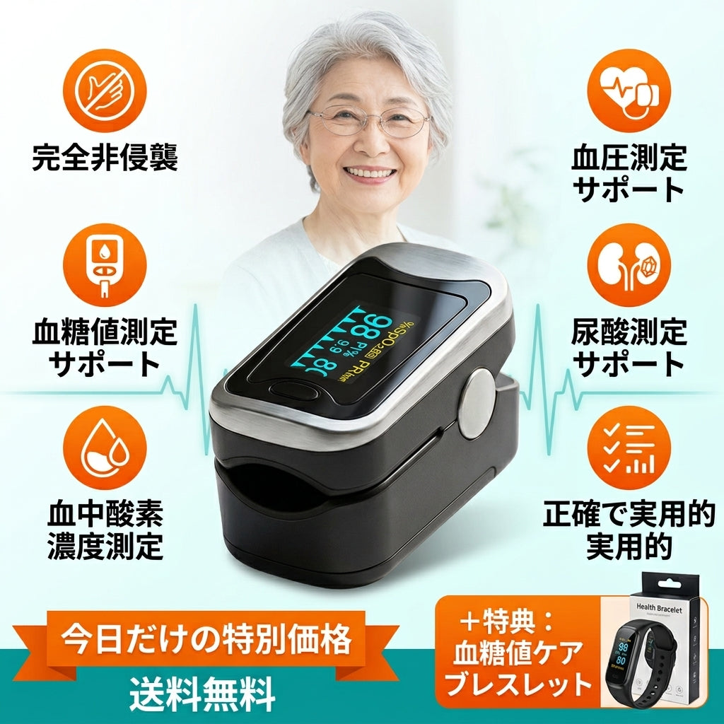 GlucoCare™ 3-in-1スマート健康モニター