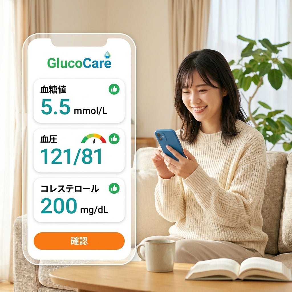 GlucoCare™ 3-in-1スマート健康モニター